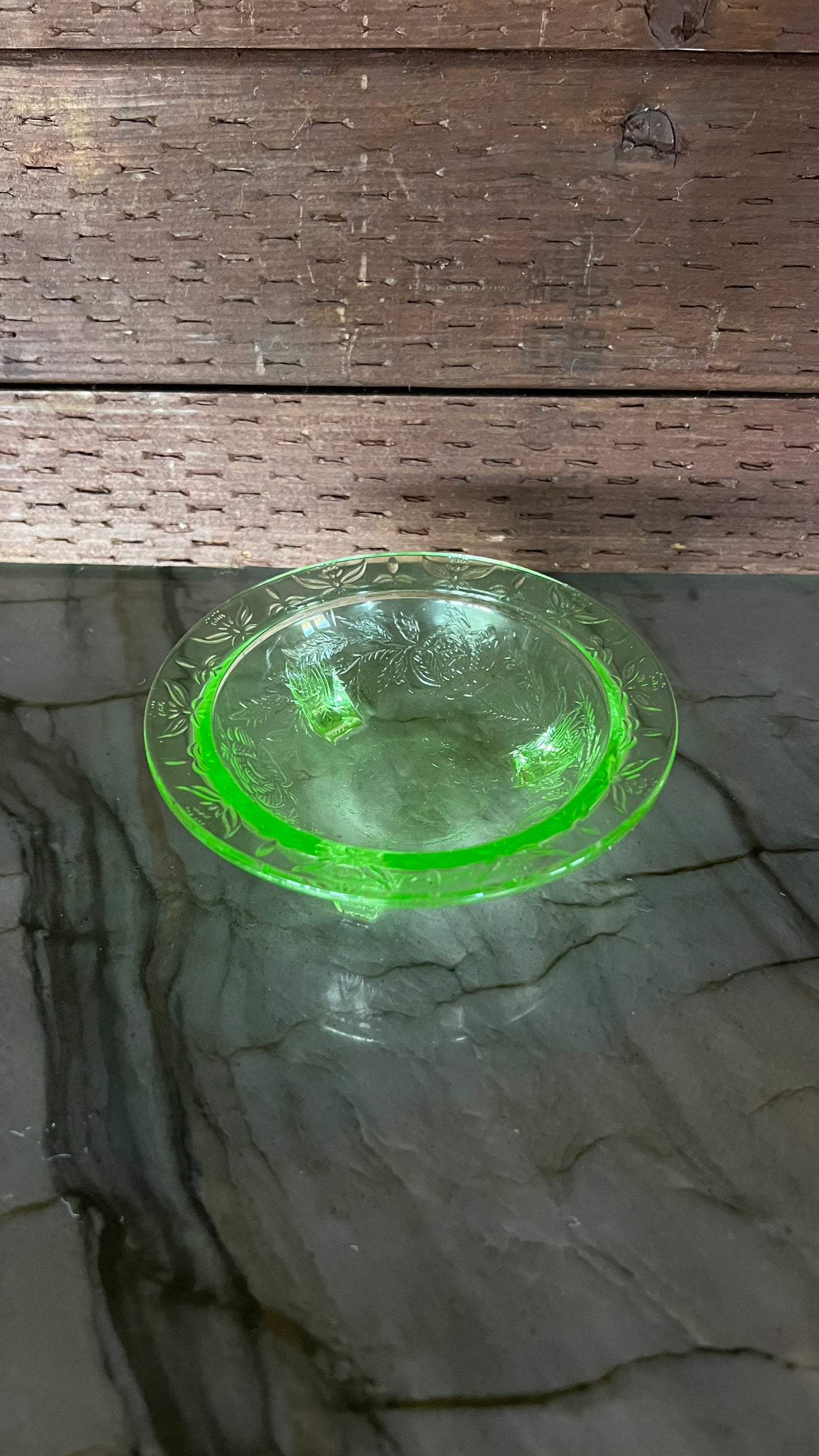 Uranium Glass Bowl