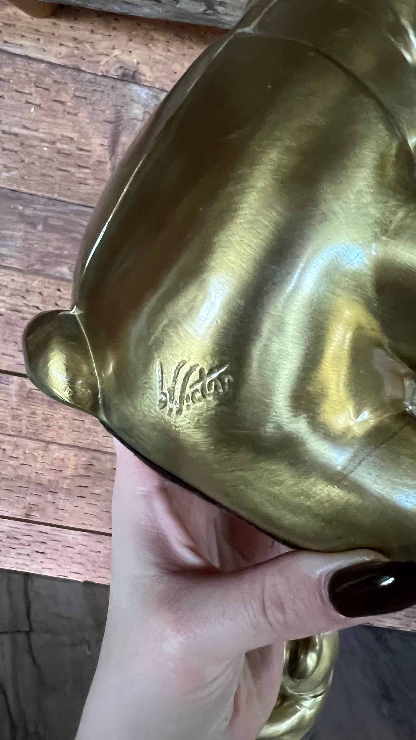 Brass Victor Teddy Bear Bookends