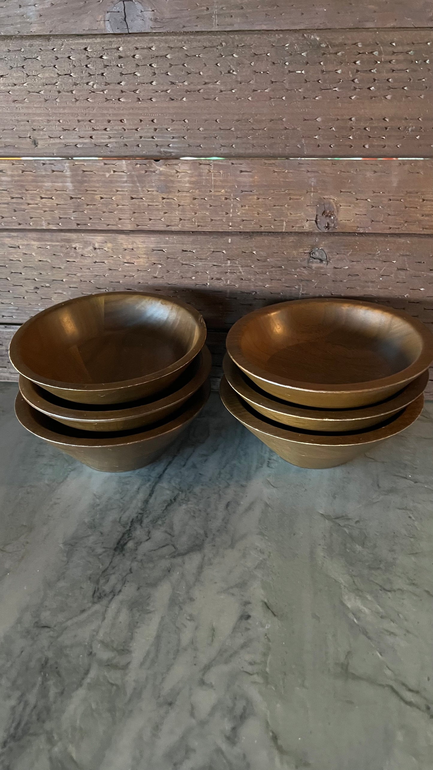 Set of Lebanon Supply Co Walnut Bowls