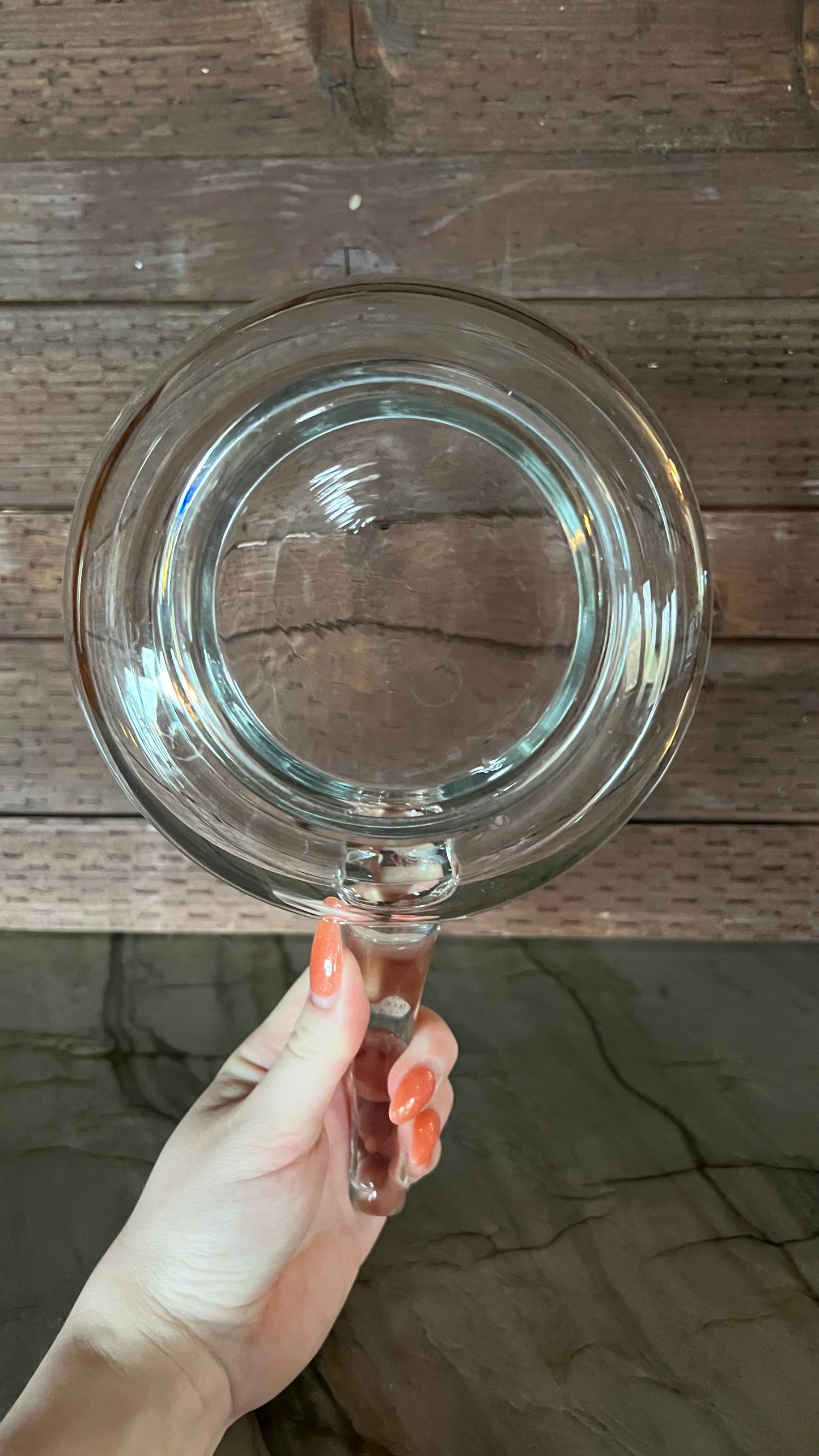 Mid Century Blown Glass Dish