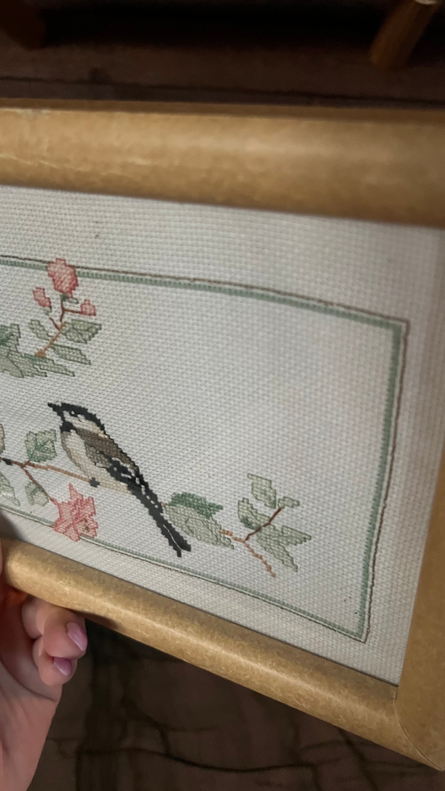 Vintage Bird Cross Stitch