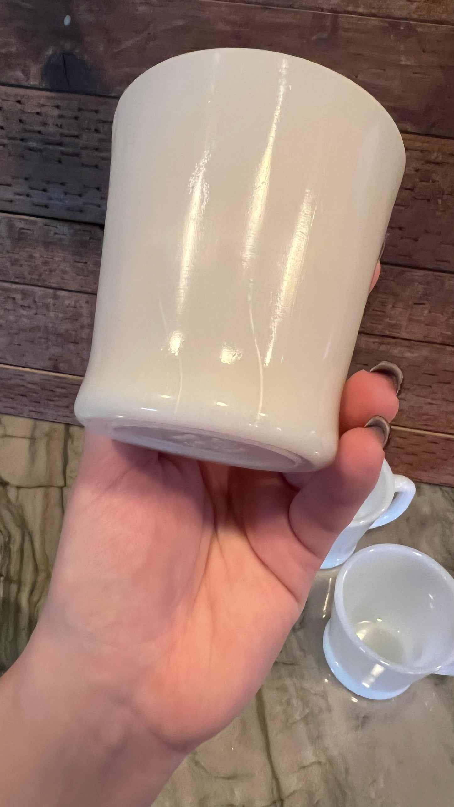 Fire King Milk Glass Mugs