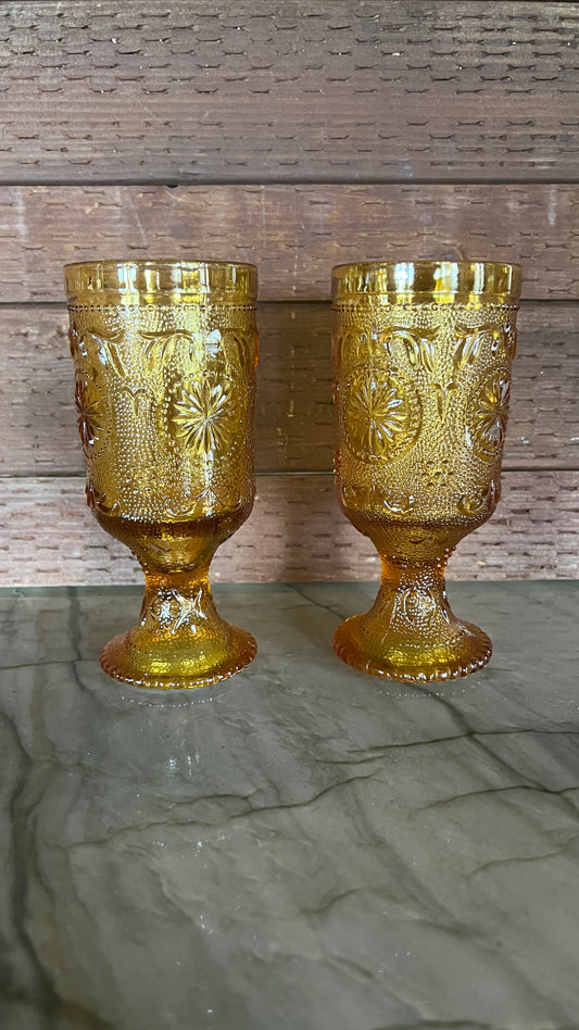 Indiana Glass Goblet Set