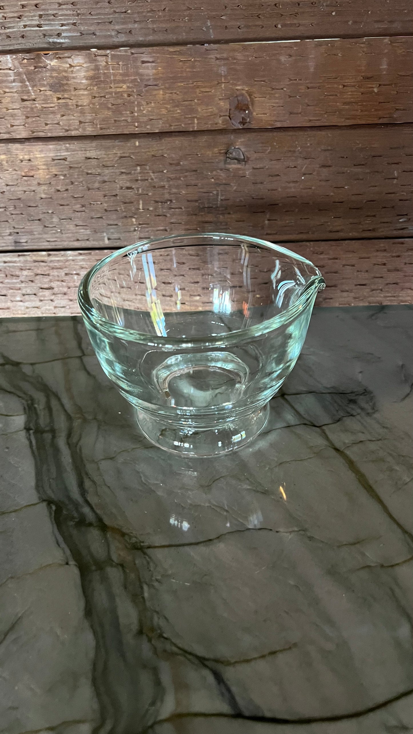 Vintage Glass Mortar & Pestle