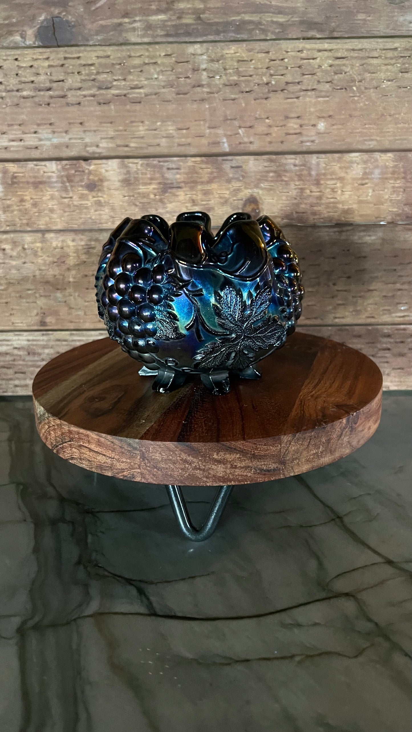 Carnival Glass Decorative Bowl