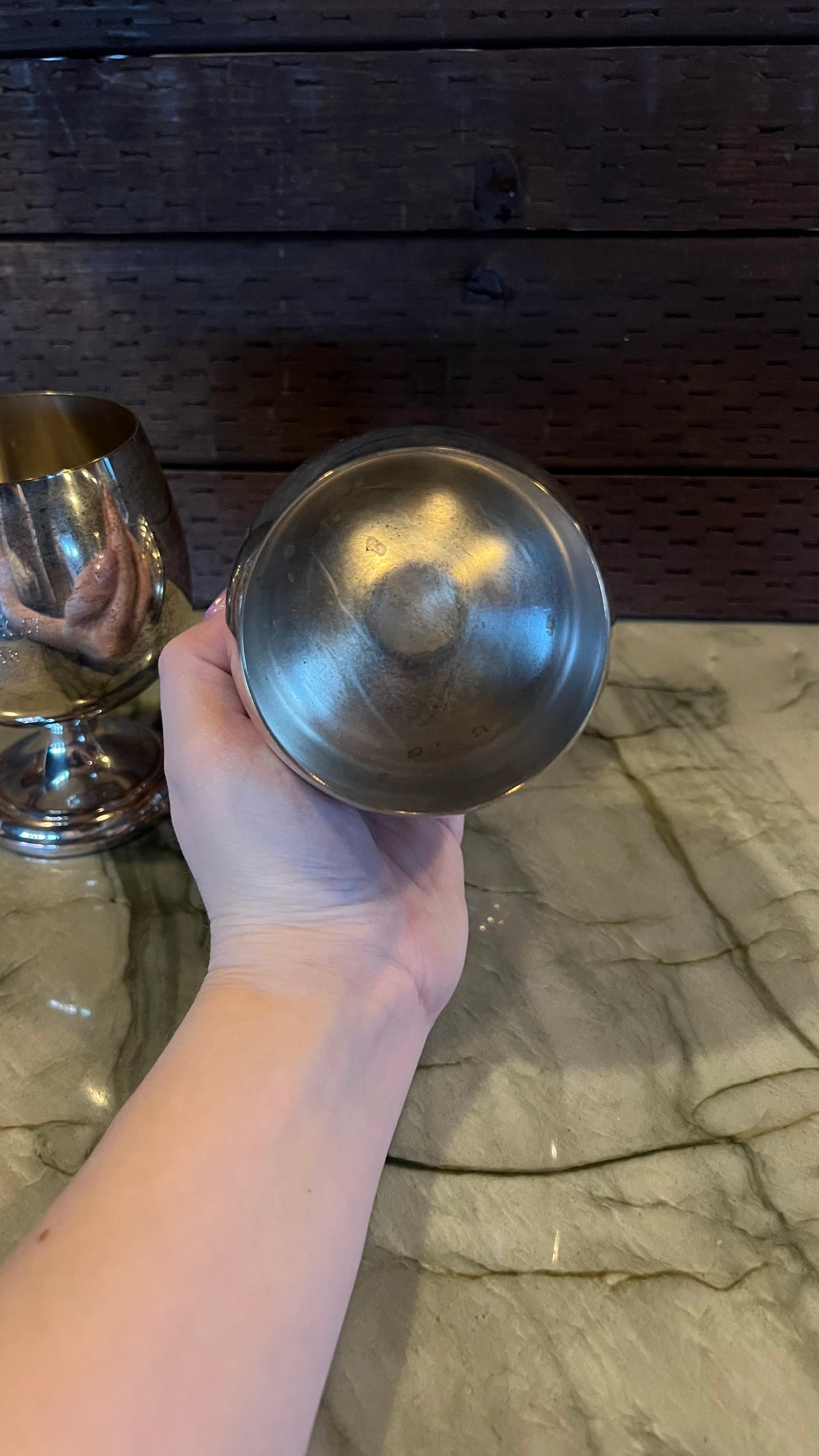 Vintage Silver Goblets