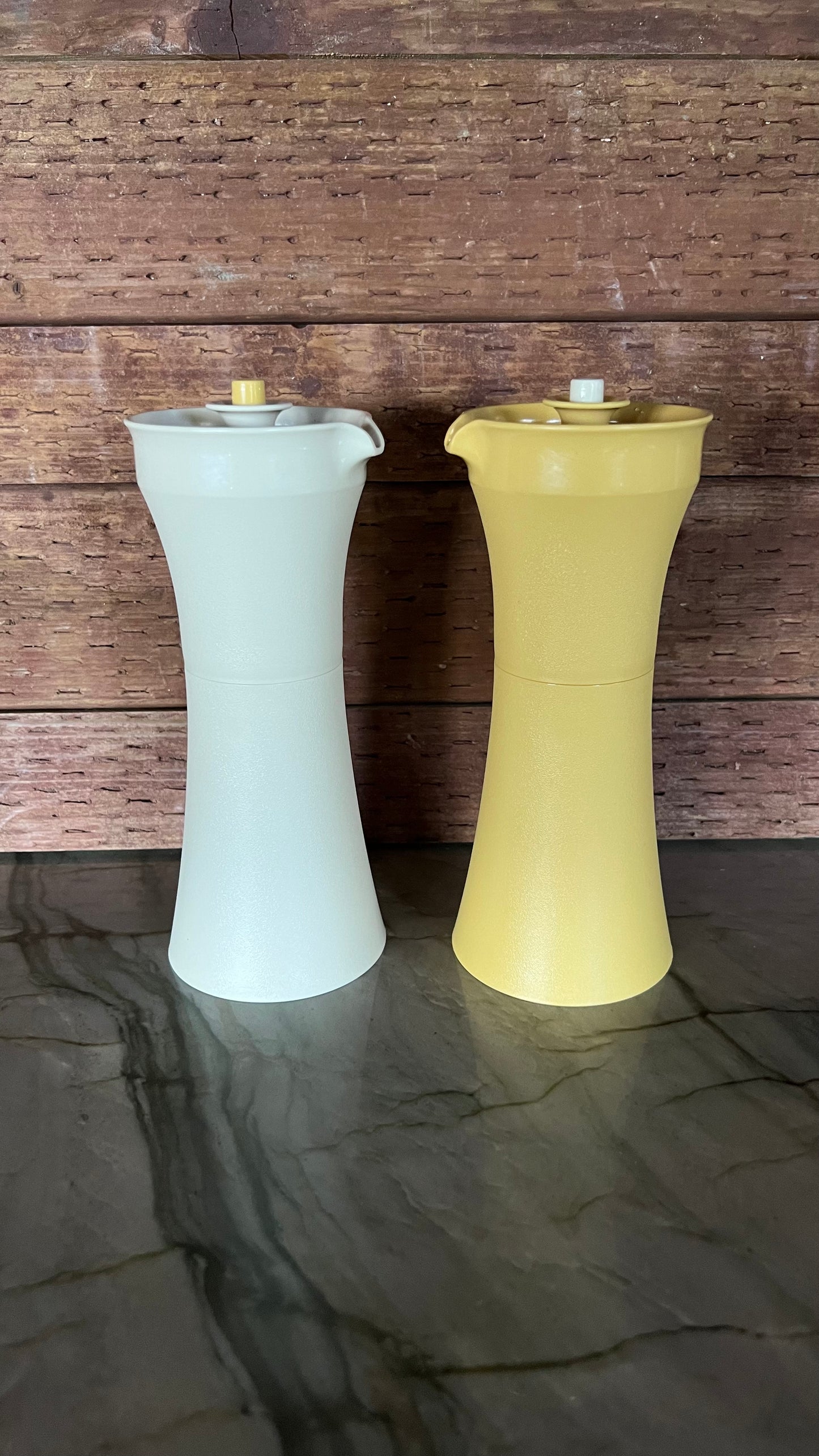 Tupperware Oil and Vinegar Condiment Canisters