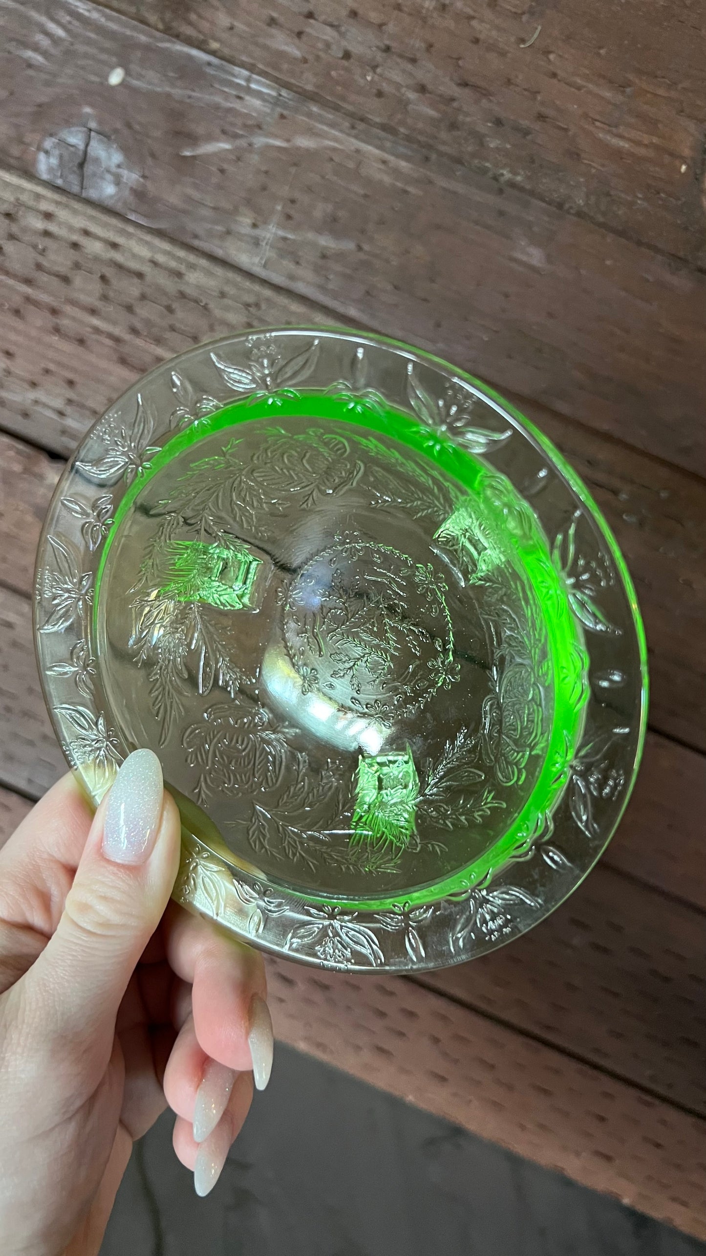 Uranium Glass Bowl