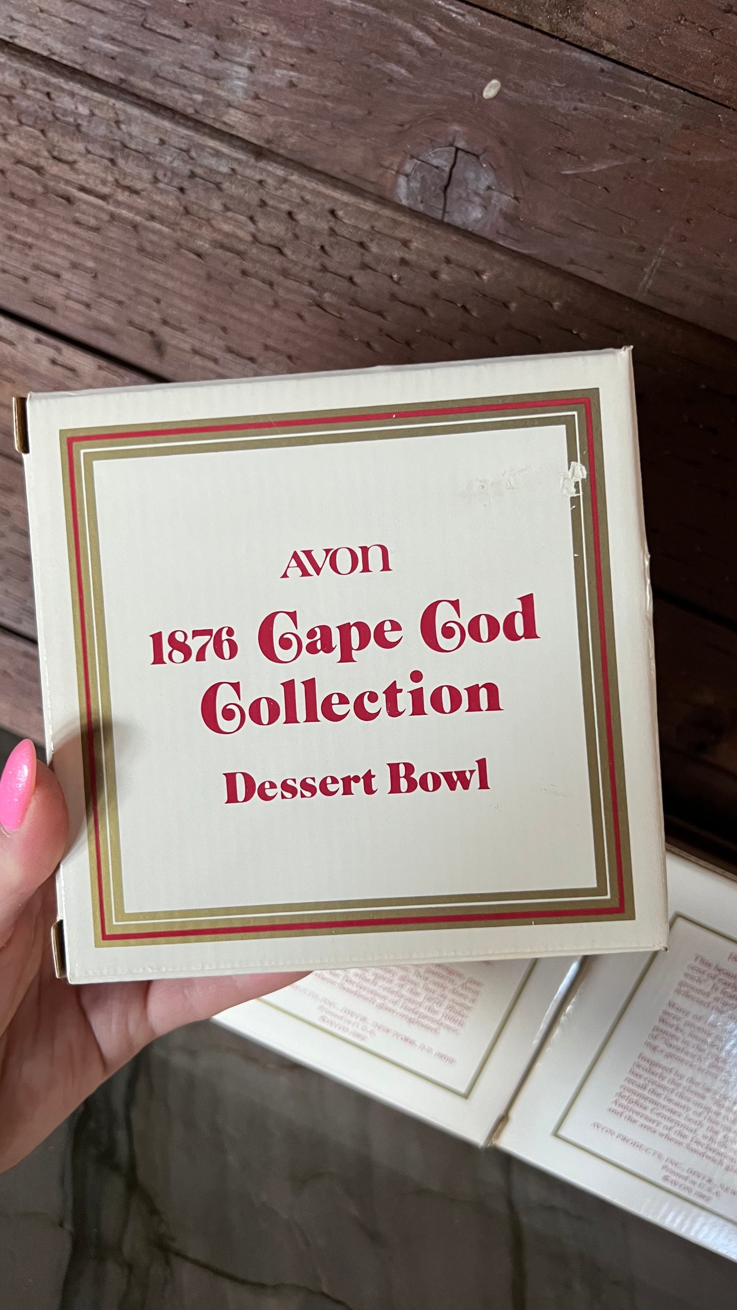 Avon Cape Cod Dessert Bowls