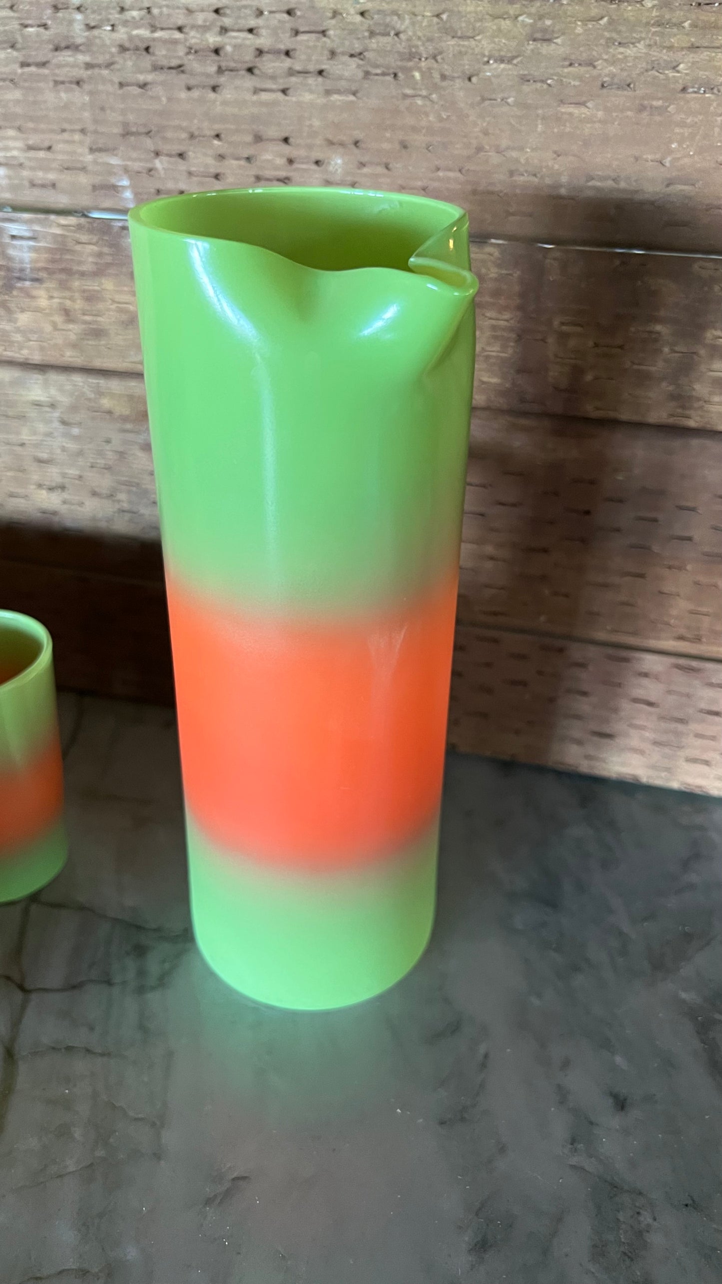 Blendo Ombré Frosted Glass & Pitcher Set