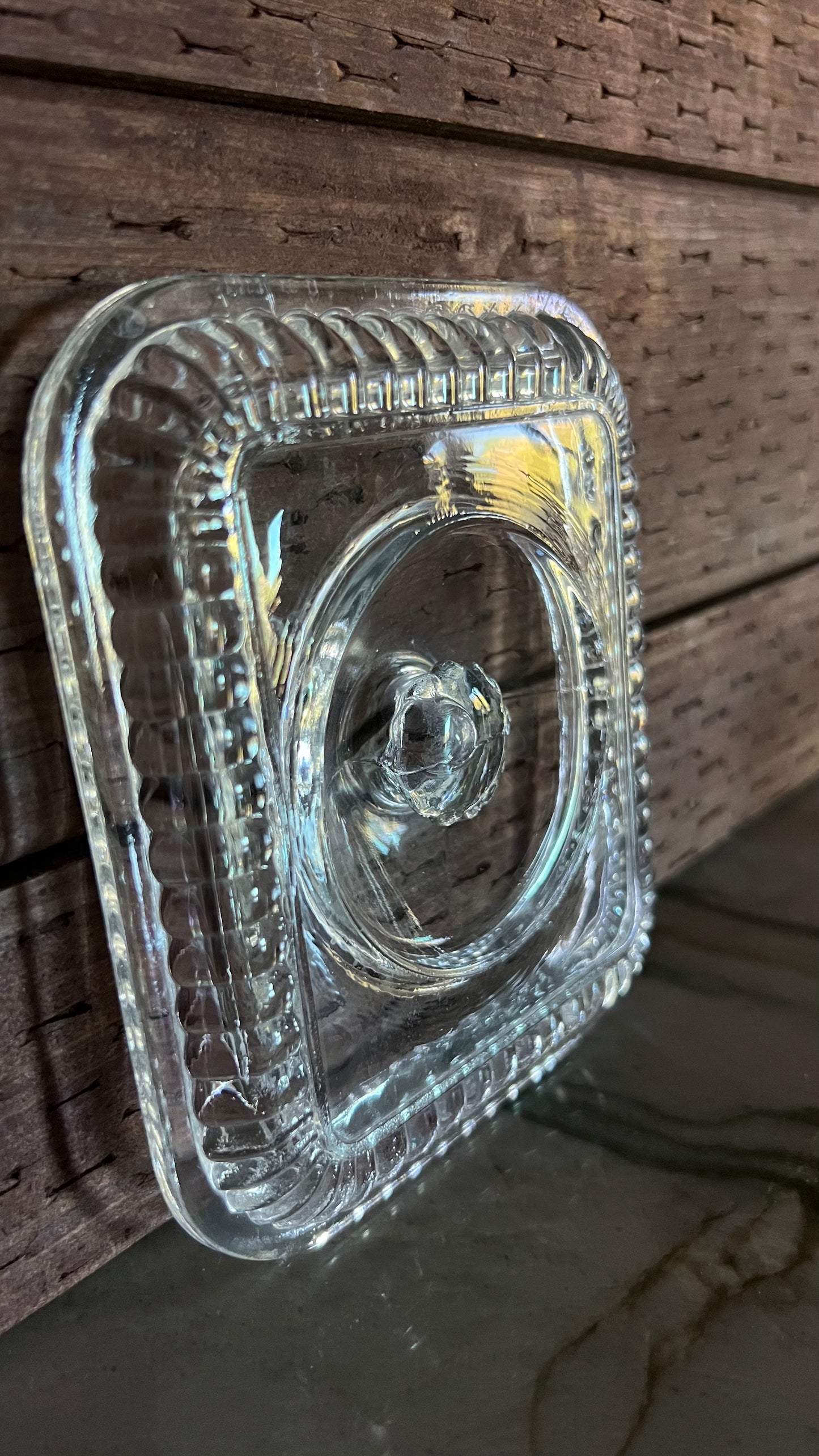 Anchor Hocking Square Glass Dish