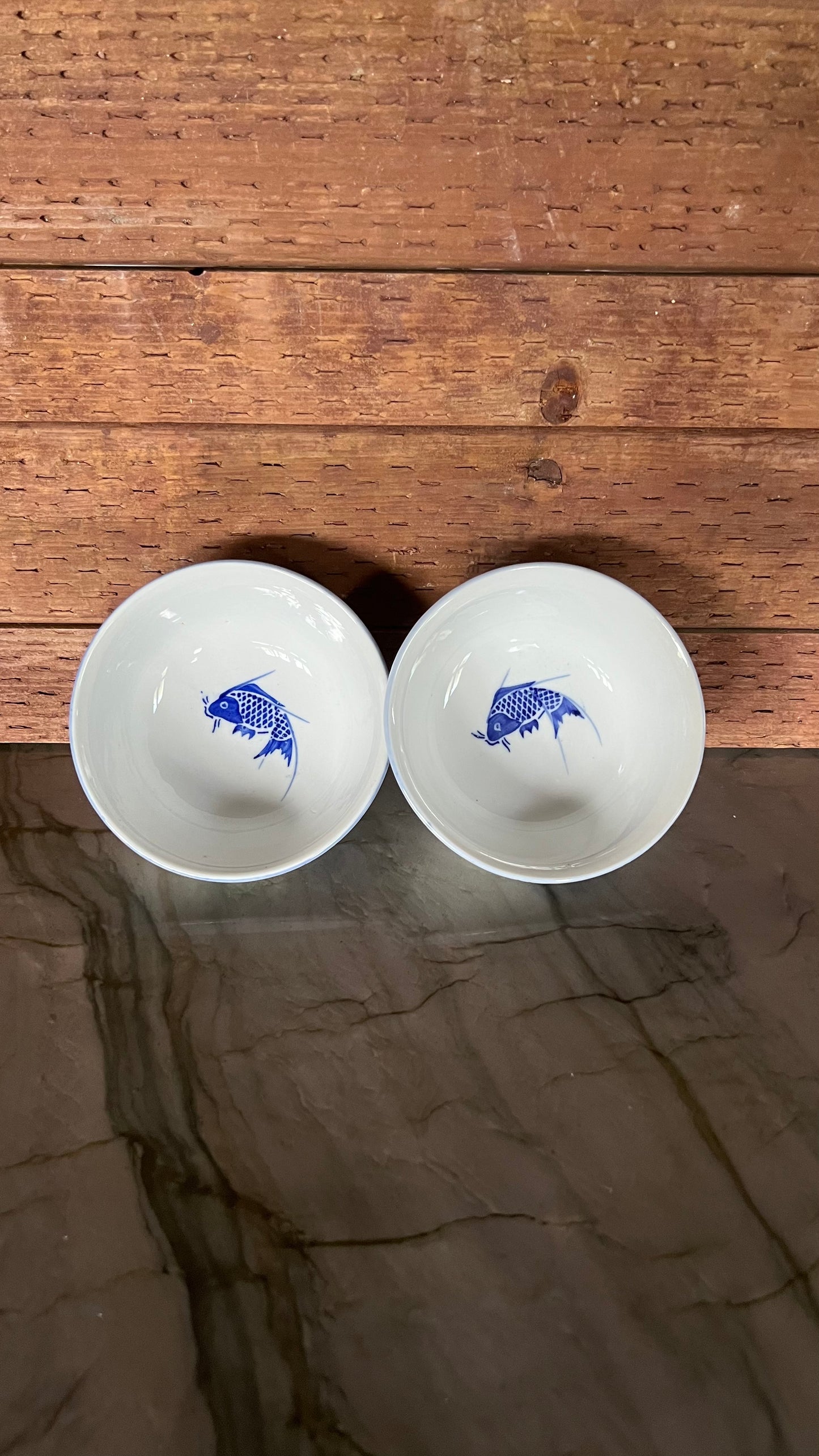 Vintage Pier 1 Koi Fish Dishes