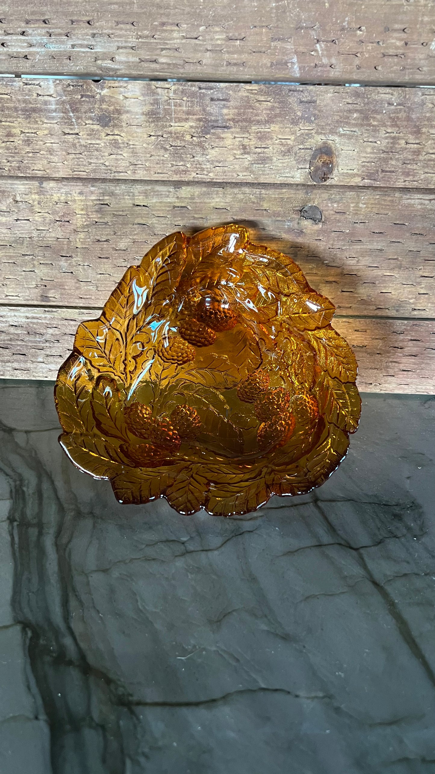 Indiana Glass Amber Dish