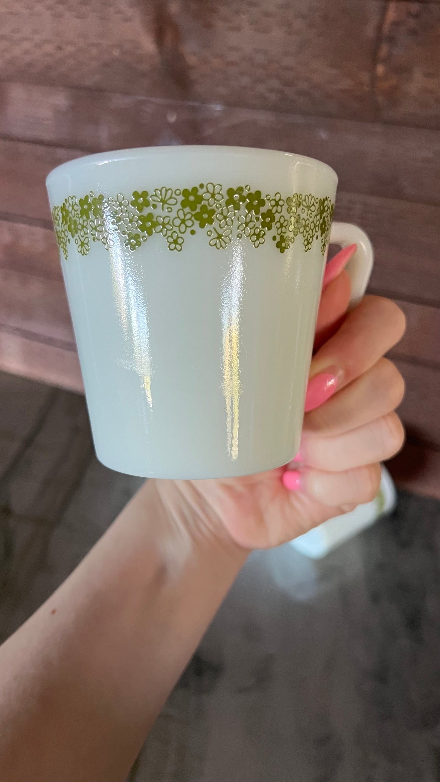 Pyrex Spring Blossom Crazy Daisy Mugs