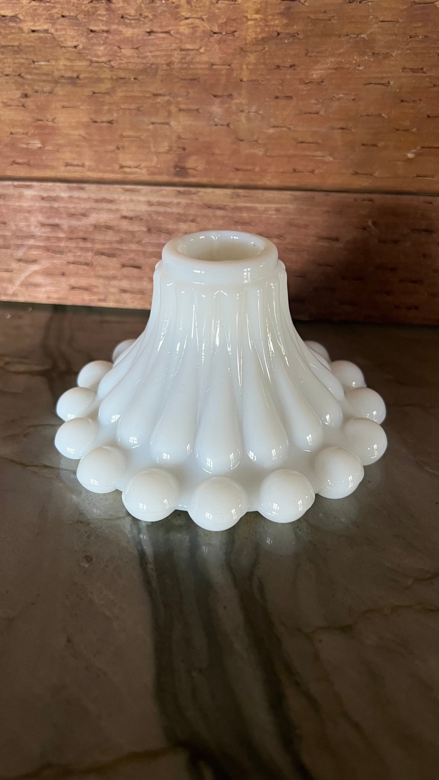 Milk Glass Candle Stick Holders