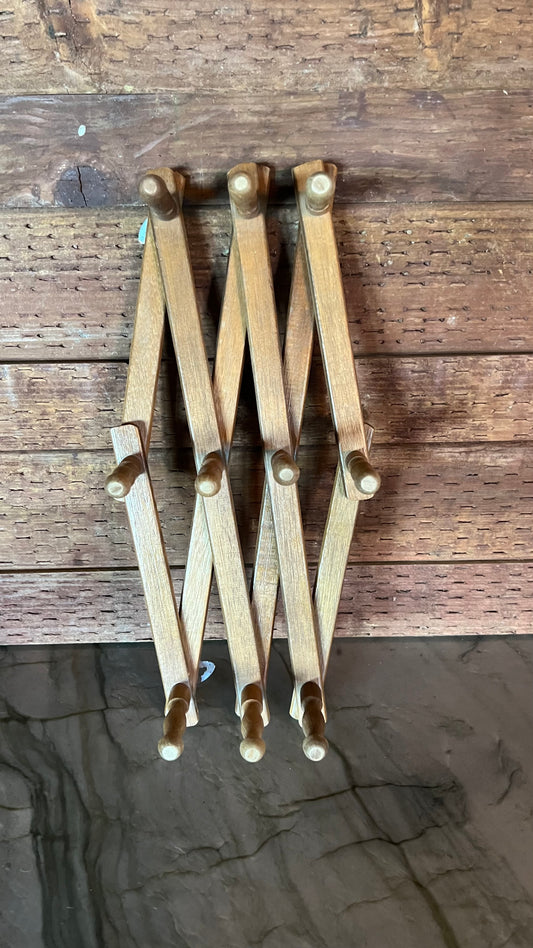 Vintage Accordion Hanging Rack