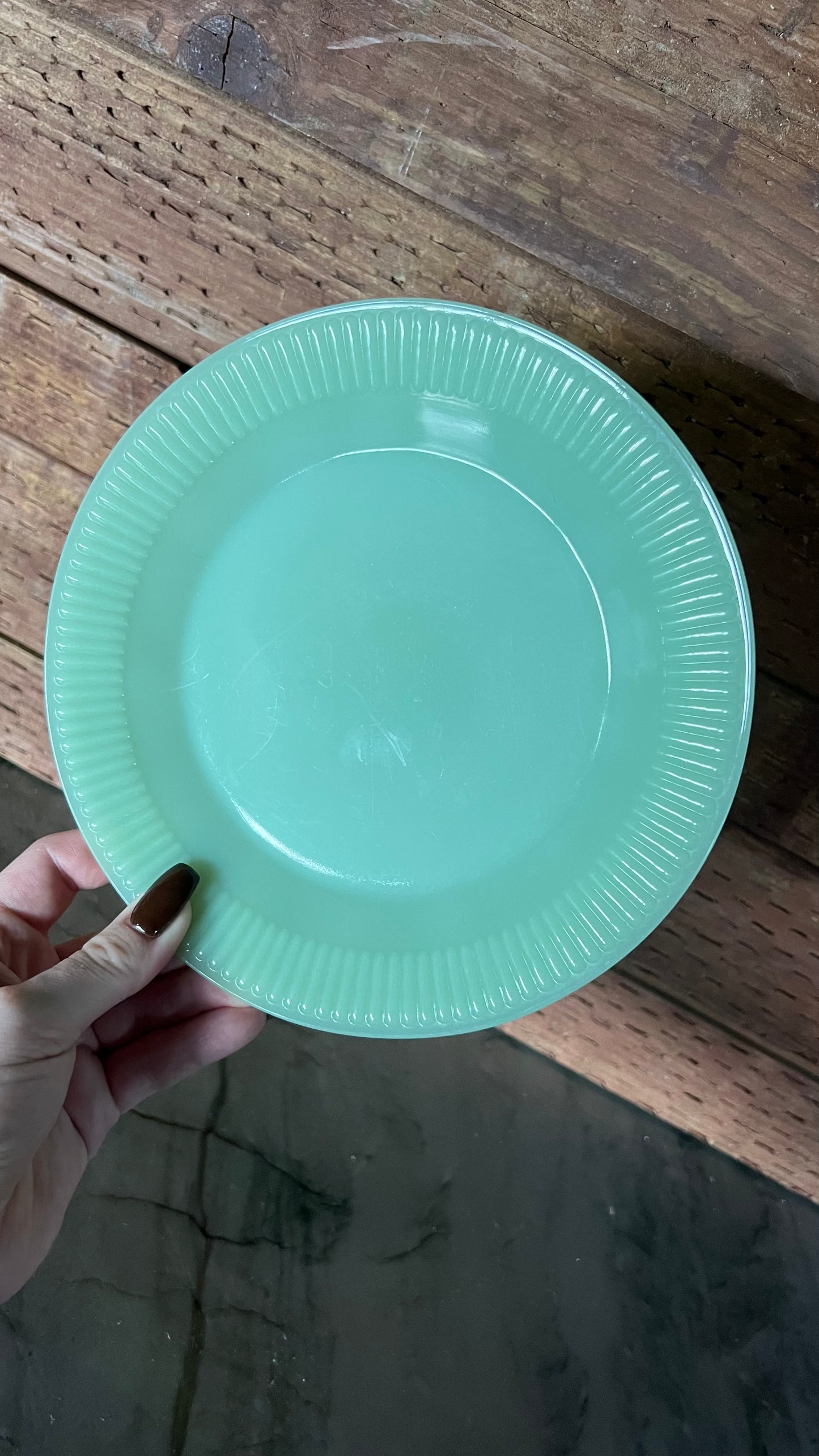 Jadeite Plate