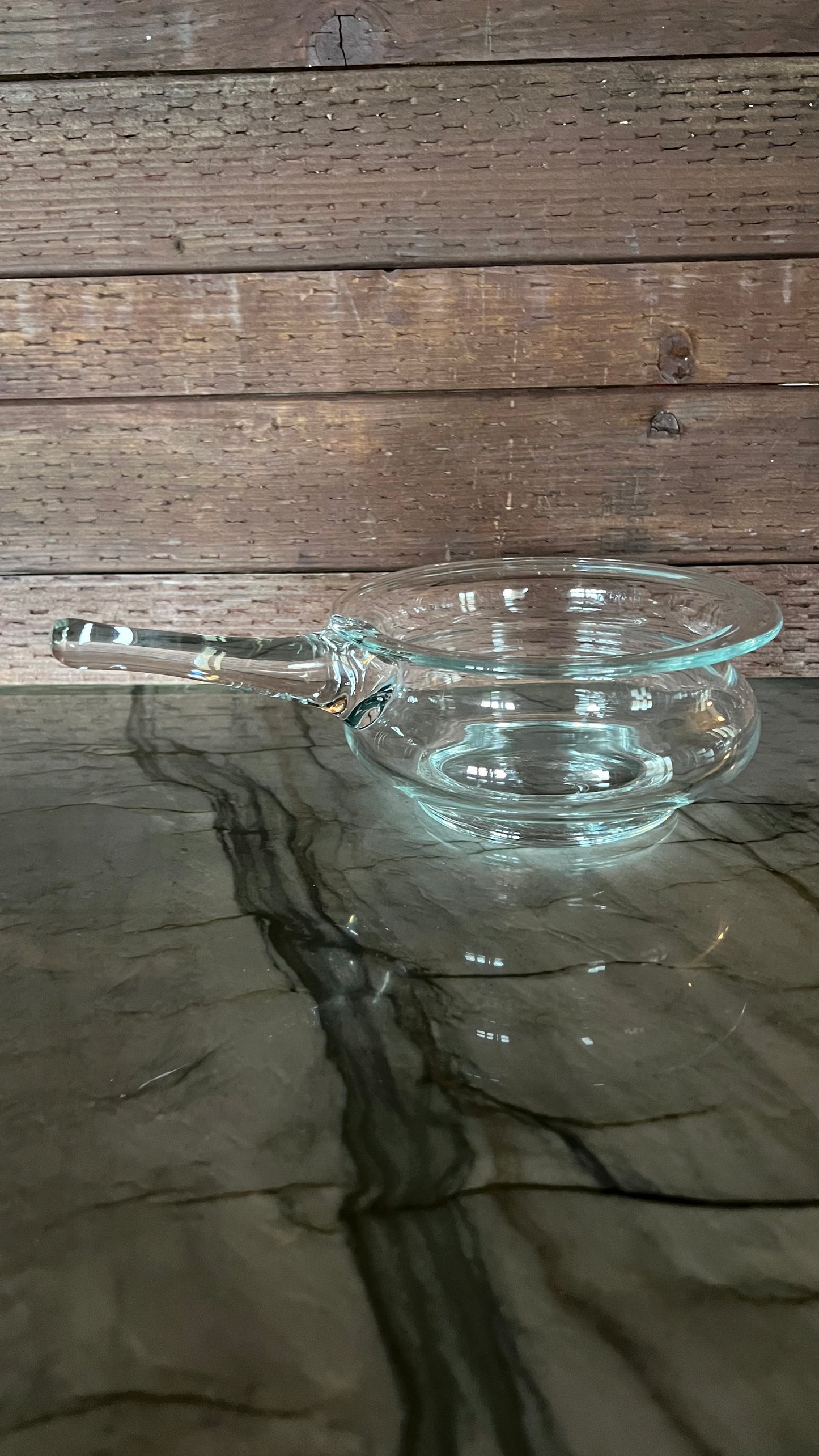 Mid Century Blown Glass Dish