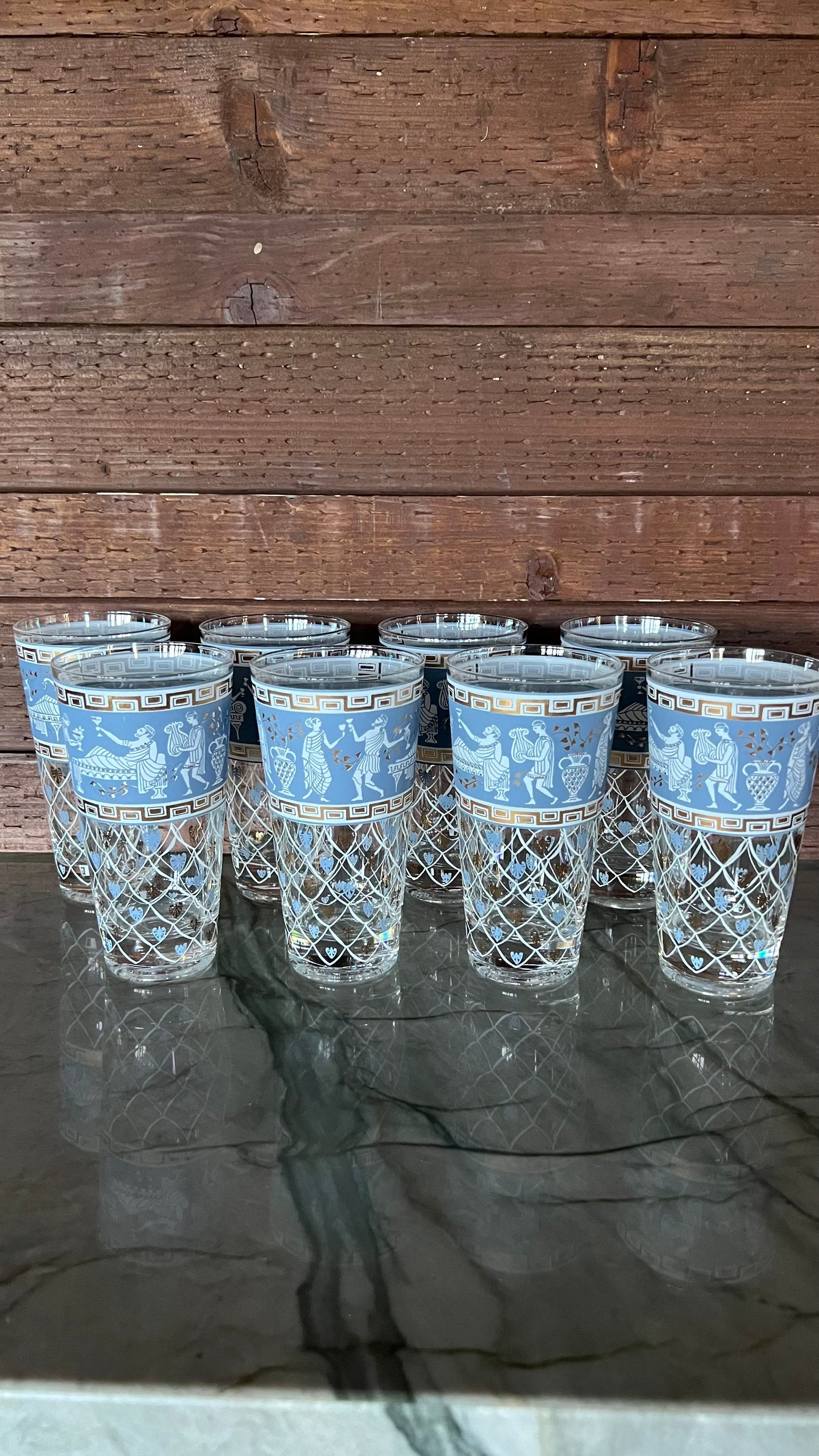 CERA Greek Glass Set