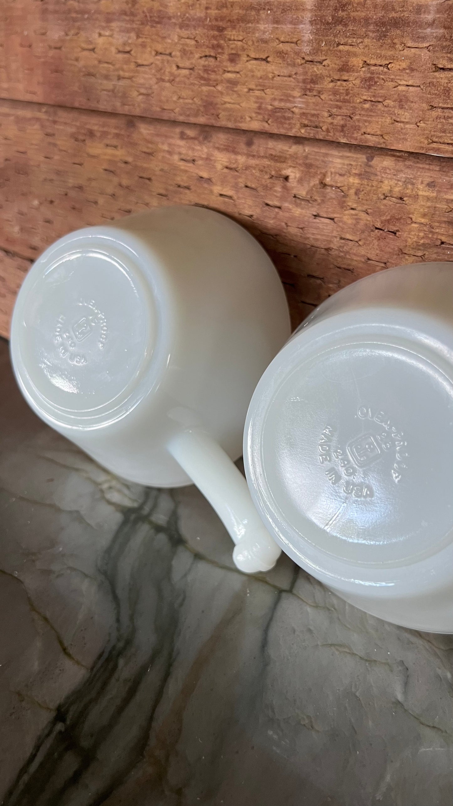 Anchor Hocking/Fire King Milk Glass Soup Bowls