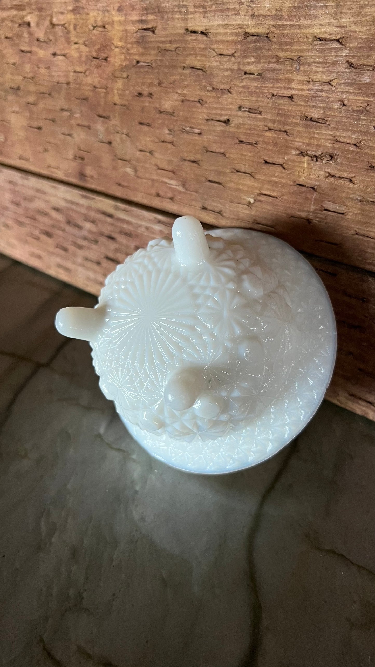 Vintage Fenton Milk Glass Ashtray