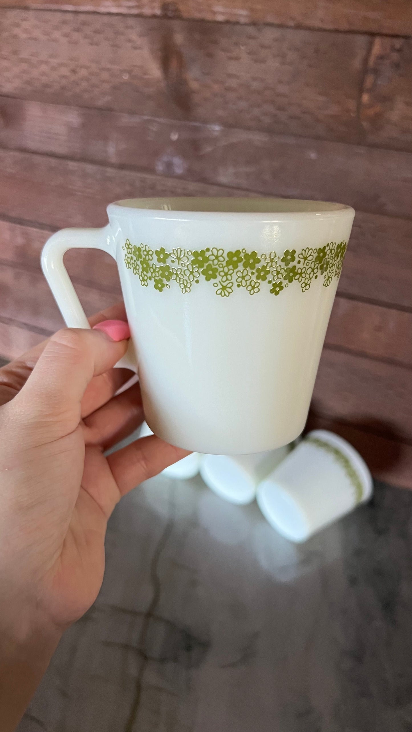 Pyrex Spring Blossom Crazy Daisy Mugs