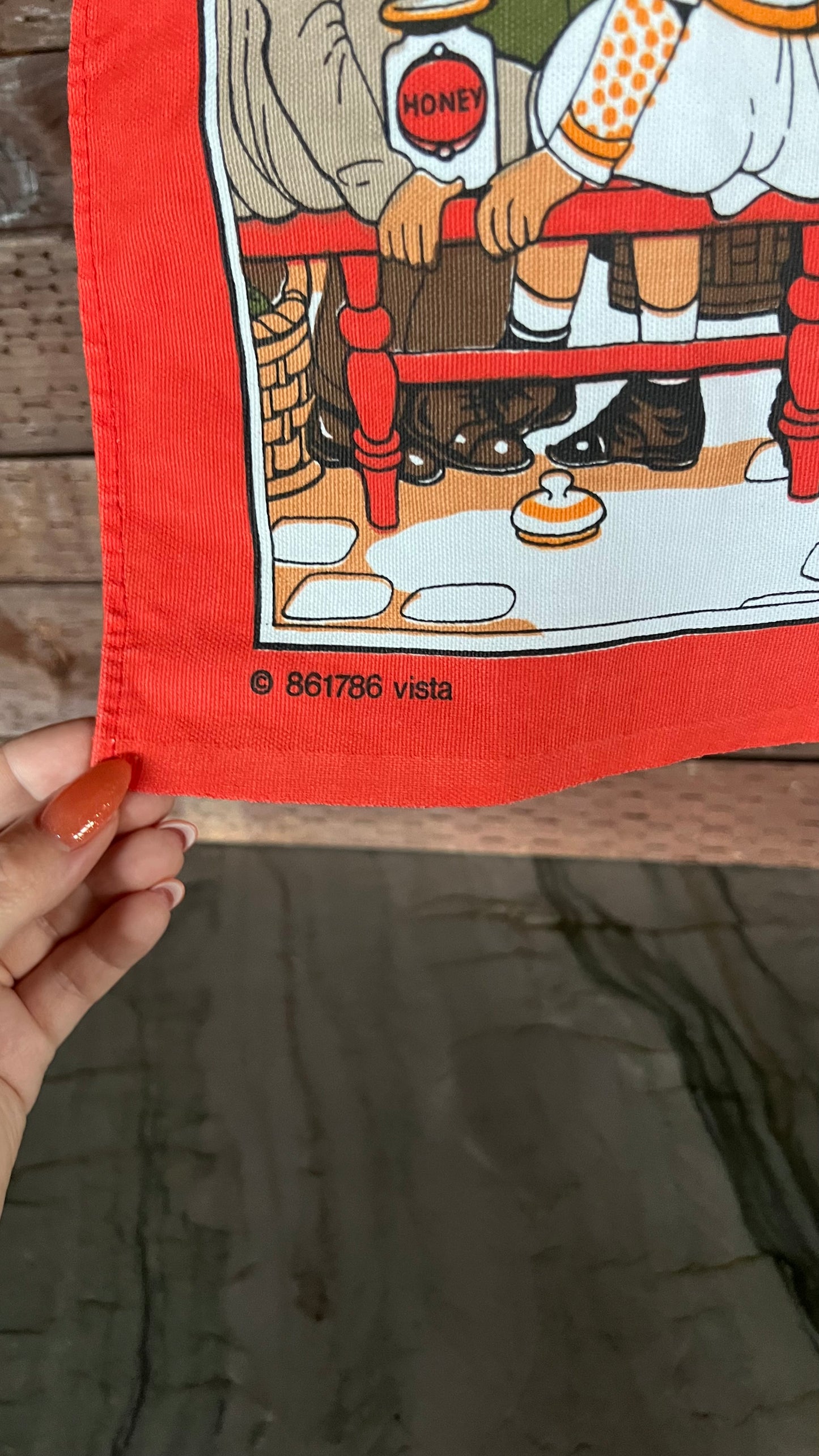 Vintage Restaurant Tea Towel