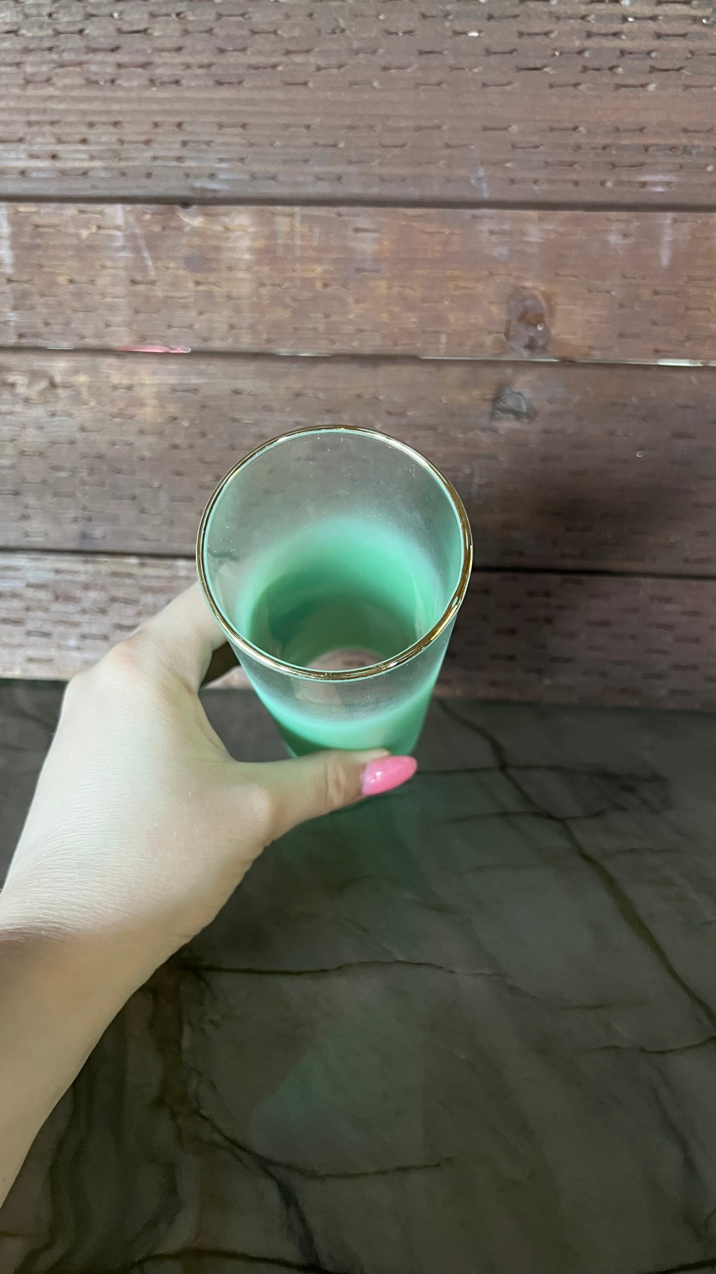 Blendo Highball Green Glass