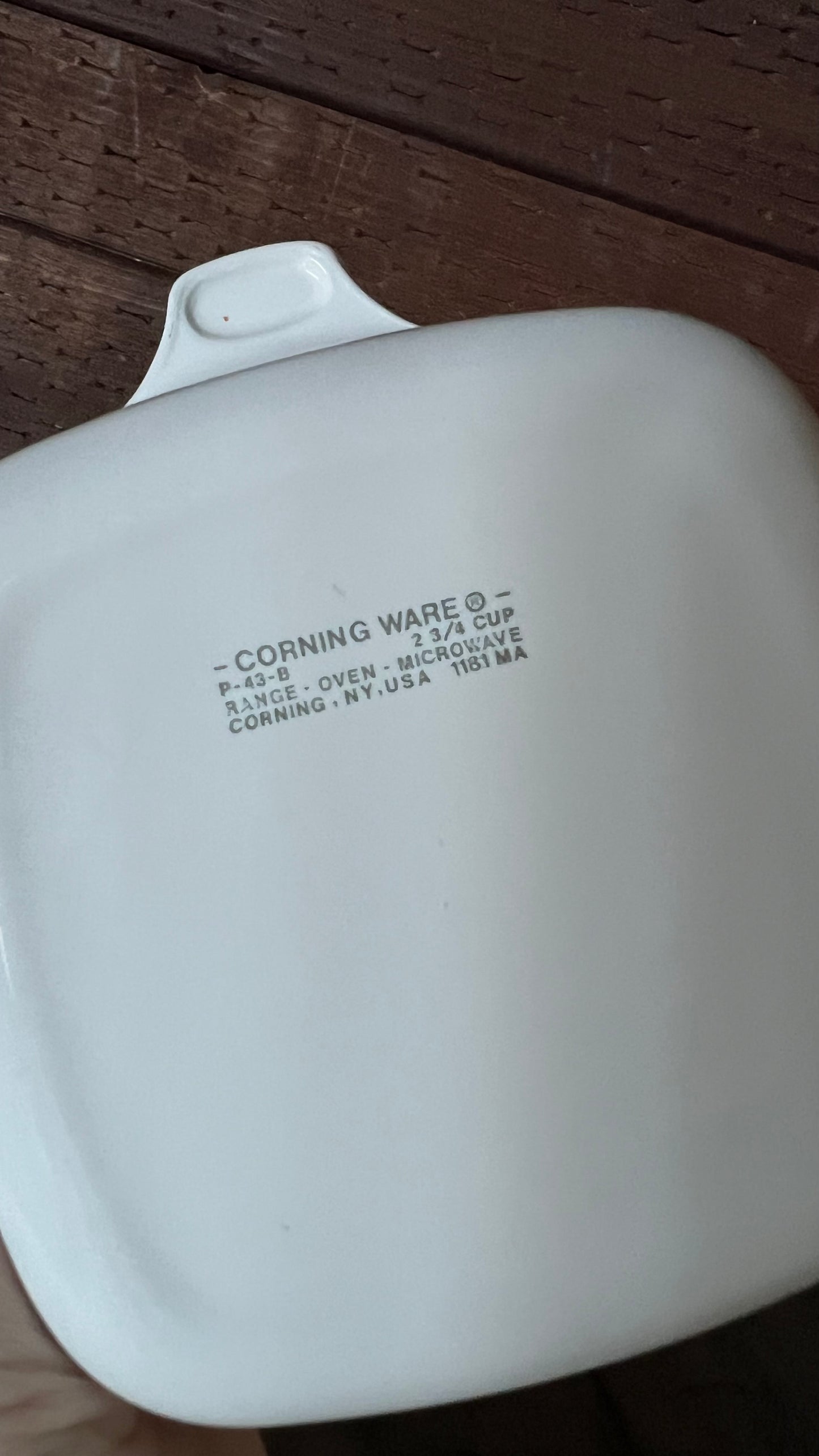 Corning Ware Casserole Dish