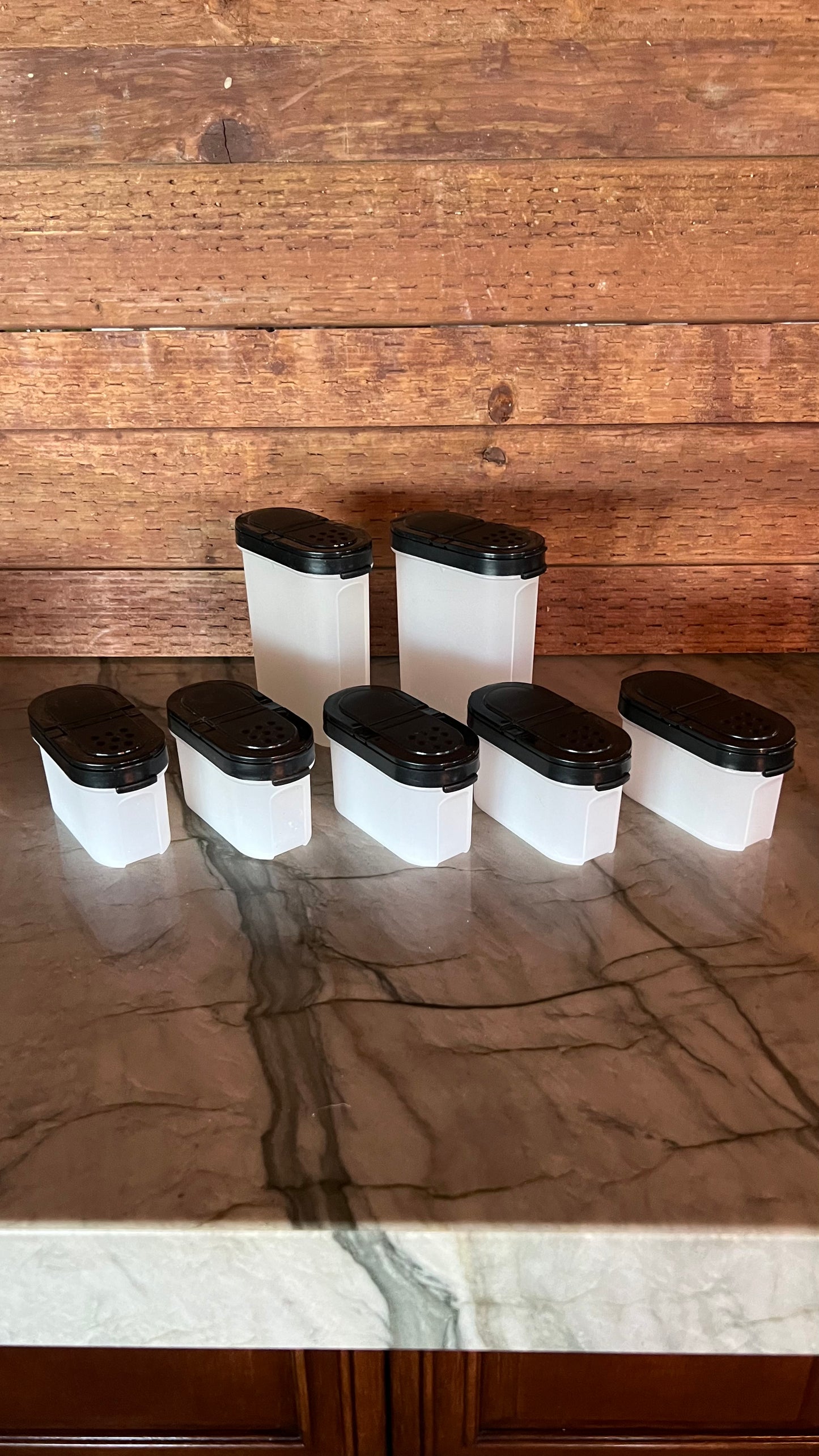 Tupperware Spice Canisters