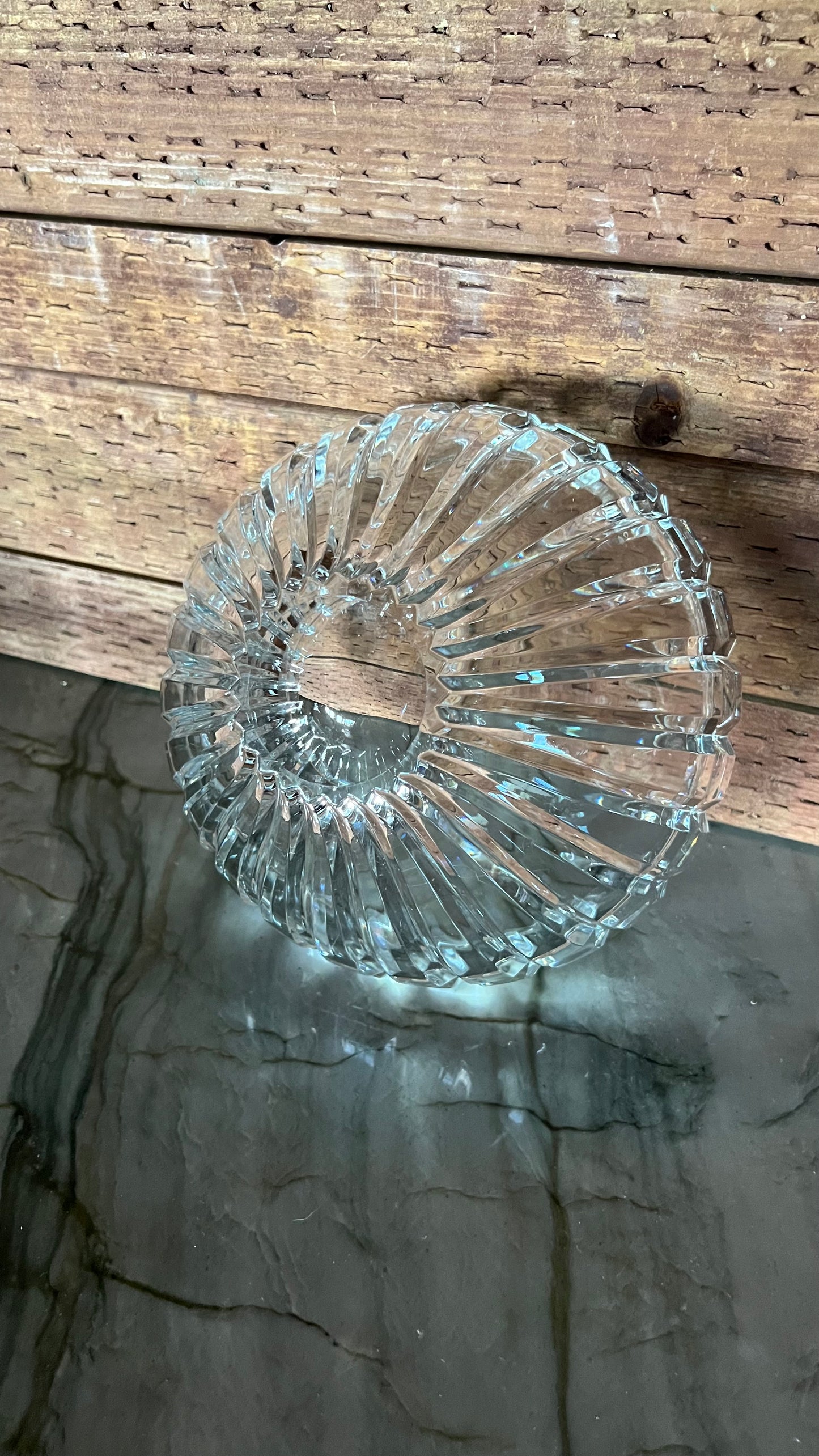 Vintage Mikasa Reflections Led Crystal Bowl